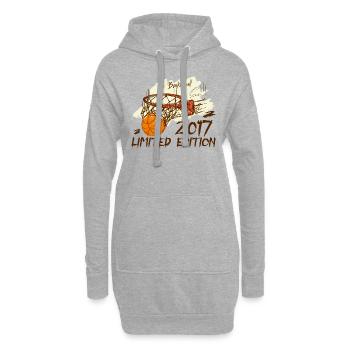 2017 Édition Limitée Basketball Anniversaire 2017 - Sweat-shirt à capuche long Femme - gris chiné - Devant