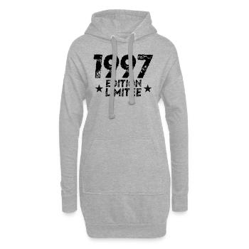 1997 Limited Edition Geburtstagsgeschenk!! - Hoodie-Kleid - Grau meliert - Vorne
