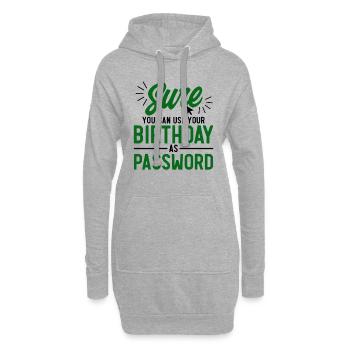 Network Security Specialist Gift - Hoodie Dress - heather grey - Front