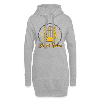Harpiste Harpiste Joueur De Harpe Professeur Orchestre - Sweat-shirt à capuche long Femme - gris chiné - Devant