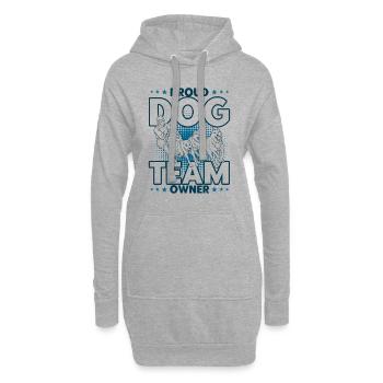 Traîneau à chiens Traîneau à chiens Traîneau à chiens - Sweat-shirt à capuche long Femme - gris chiné - Devant