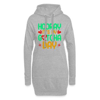 Parents nourriciers Parents adoptifs Adoption d’enfants - Sweat-shirt à capuche long Femme - gris chiné - Devant