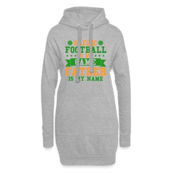 Footballeur gaélique Sport d’équipe irlandais - Sweat-shirt à capuche long Femme - gris chiné - Devant