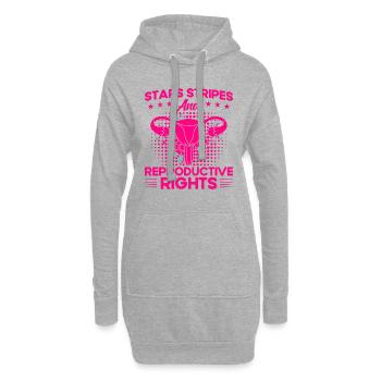 Rechte der Frauen Gleichberechtigung der Geschlech - Hoodie-Kleid - Grau meliert - Vorne