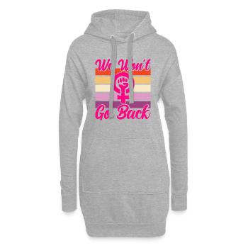 Égalité des sexes Feminism Rec - Sweat-shirt à capuche long Femme - gris chiné - Devant