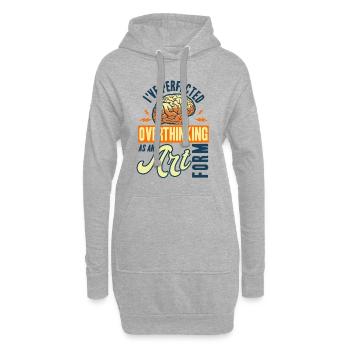 Sarcasme Sarcastique Ironie Cadeau - Sweat-shirt à capuche long Femme - gris chiné - Devant