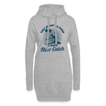 Ce n’était pas une chute, c’était un piège au sol Fahnenw - Sweat-shirt à capuche long Femme - gris chiné - Devant