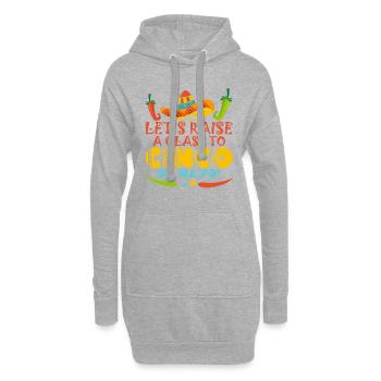 Cinco De Mayo Party Viva Mexico Cinco De Mayo Lehr - Sweat-shirt à capuche long Femme - gris chiné - Devant