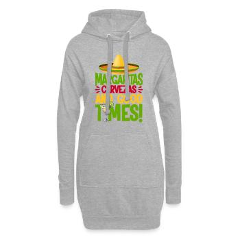 Cinco De Mayo 5 De Mayo Cinco De Mayo Party Gesche - Sweat-shirt à capuche long Femme - gris chiné - Devant