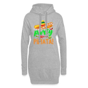 5 De Mayo Viva Mexico Cinco De Mayo Geschenk - Hoodie-Kleid - Grau meliert - Vorne