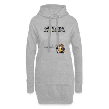 Gästebuch 30 Geburtstag 30 Jahre 1994 - Hoodie-Kleid - Grau meliert - Vorne