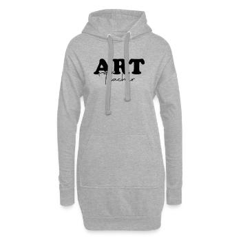 Kunstlehrer Lustige Kunstschule Künstler Lehrer - Hoodie-Kleid - Grau meliert - Vorne