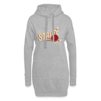 Bowling - Sweat-shirt à capuche long Femme - gris chiné - Devant