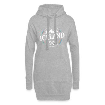 island - Hoodie-Kleid - Grau meliert - Vorne