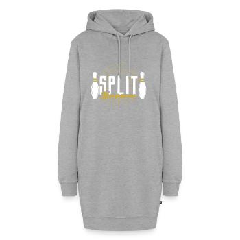Bowling sagen - Hoodie-Kleid - Grau meliert - Vorne