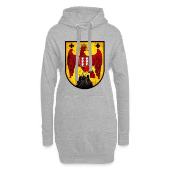 Burgenland - Hoodie Dress - heather grey - Front