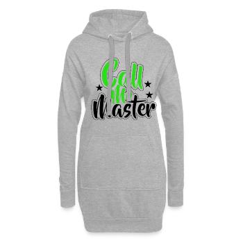 Diplôme de Master Diplôme Université - Sweat-shirt à capuche long Femme - gris chiné - Devant