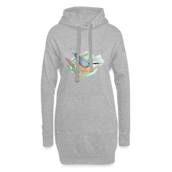 Kleiber - Hoodie-Kleid - Grau meliert - Vorne