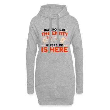 Haunted House Ghost Hunter Ghost Hunt Gift - Hoodie Dress - heather grey - Front
