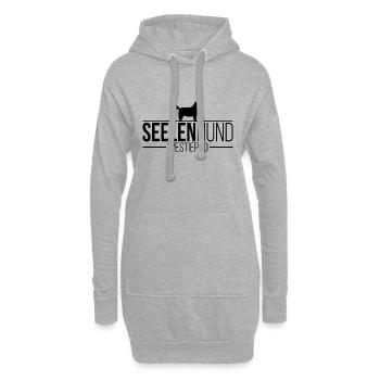 Westiepoo Seelenhund Hunde Hund Wilsigns - Hoodie-Kleid - Grau meliert - Vorne