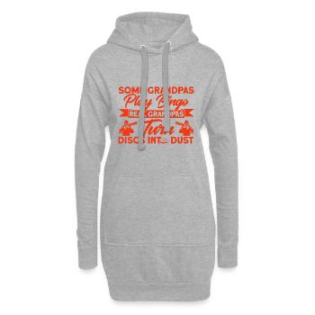 Club de tir Sports de tir Clay Pigeon Shooting Cadeau - Sweat-shirt à capuche long Femme - gris chiné - Devant