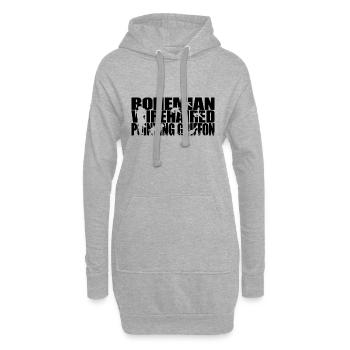 BOHEMIAN WIREHAIRED POINTING GRIFFON Jagd Wilsigns - Hoodie-Kleid - Grau meliert - Vorne