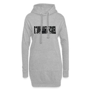 RAUHAARTECKEL Jagdhund Jagdhunde Wilsigns - Hoodie-Kleid - Grau meliert - Vorne