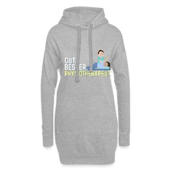 Physiotherapeut Gut Besser Herren Physio Lustiges - Hoodie-Kleid - Grau meliert - Vorne