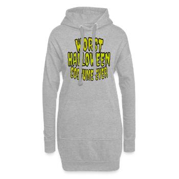Halloween Le pire costume d’Halloween de tous les temps - Sweat-shirt à capuche long Femme - gris chiné - Devant