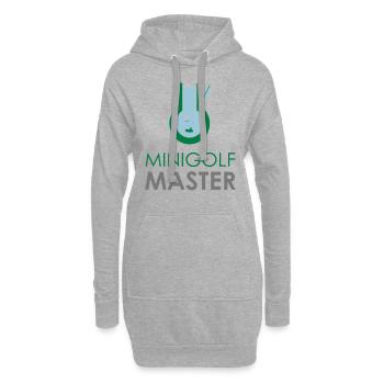 Golf Maître putter Golf Club idée cadeau - Sweat-shirt à capuche long Femme - gris chiné - Devant