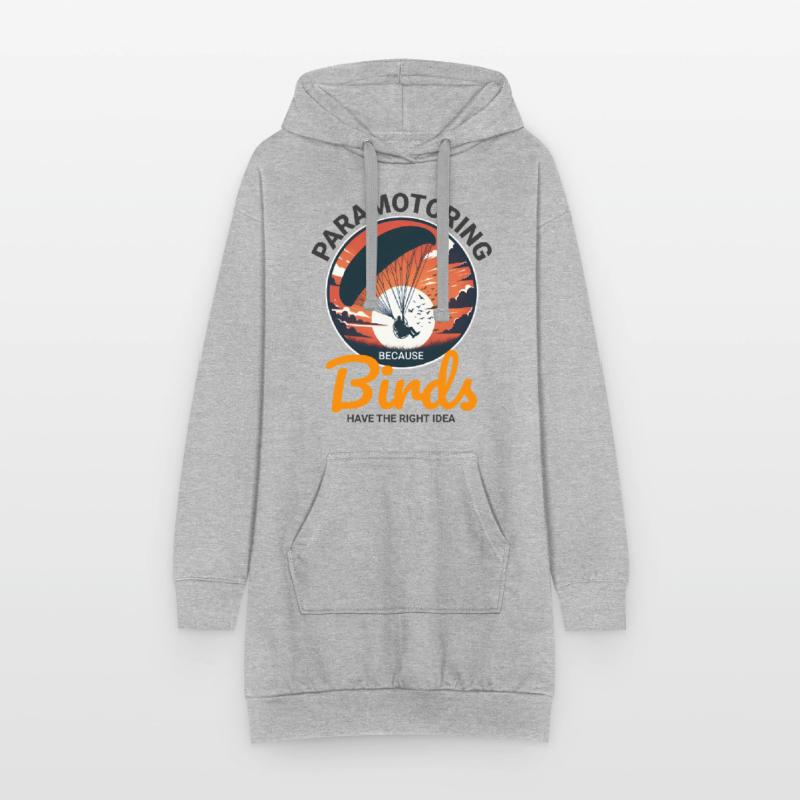Paramotor Pilot Paramotoring Powered Paraglider Hoodie Dress