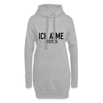 Lustiger Studenten Spruch - Hoodie-Kleid - Grau meliert - Vorne