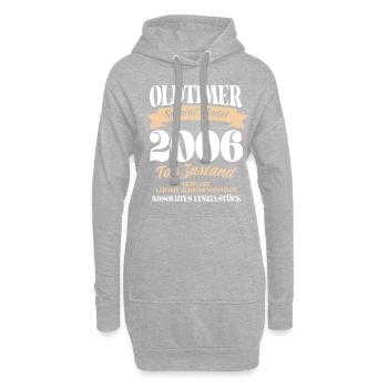 Oldtimer Spezial Model Gepflegt Top Jahrgang 2006 - Hoodie-Kleid - Grau meliert - Vorne