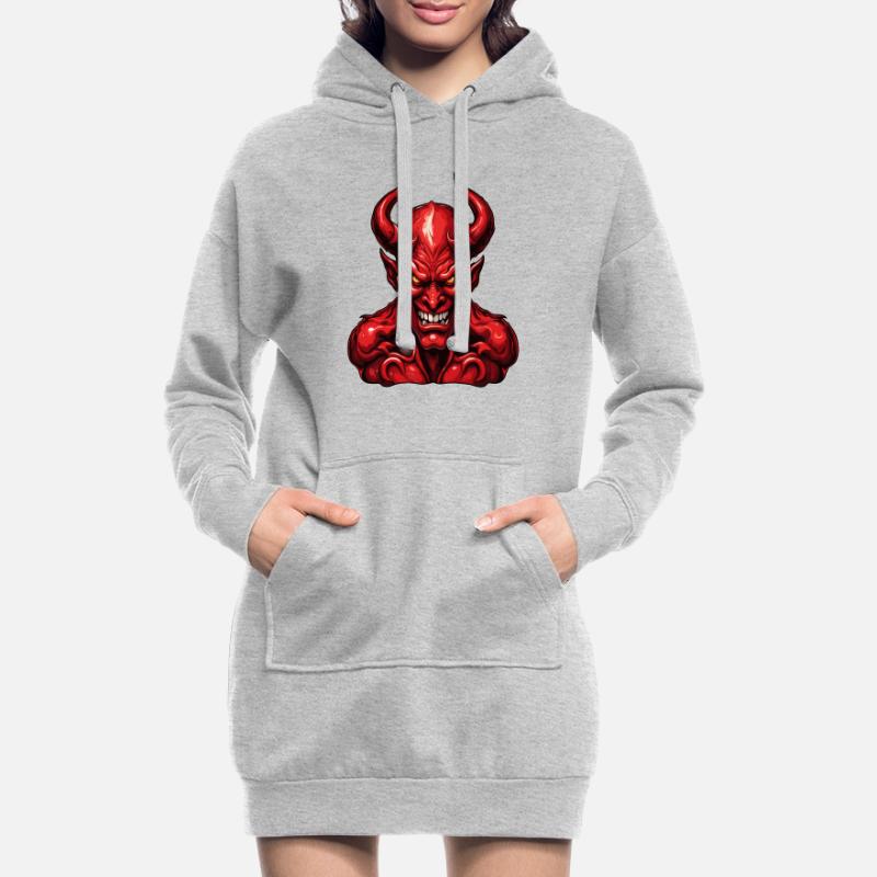 Devil / Hell / Horror / Devilish / Evil Hoodie Dress