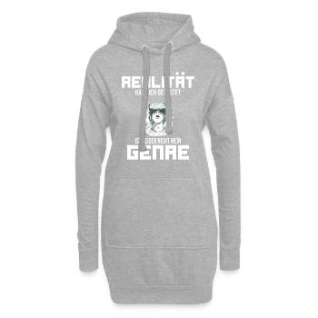 VR virtuelle Realität VR Brille Gamer Geschenk - Hoodie-Kleid - Grau meliert - Vorne