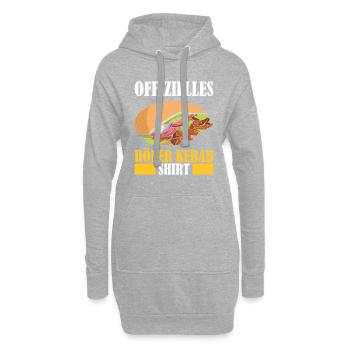 Offizielles Döner Kebab Shirt Döner Kebab Geschenk - Hoodie-Kleid - Grau meliert - Vorne