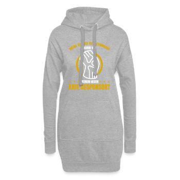 Meine Heutige Gute Stimmung Wurde Von Meinem Neuen - Hoodie-Kleid - Grau meliert - Vorne