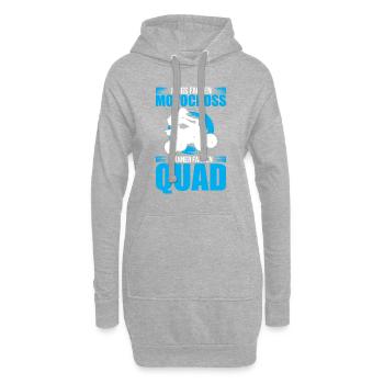 Jungs Fahren Motocross Männer Fahren Quad - Hoodie-Kleid - Grau meliert - Vorne