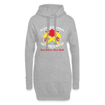 50 Jahre Alter Schmied 100% Geprüfte Qualität Und - Hoodie-Kleid - Grau meliert - Vorne
