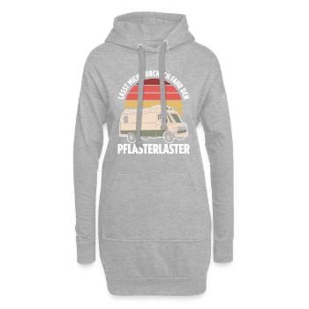 Krankenwagenfahrer Notfallfahrer Patiententranspor - Hoodie-Kleid - Grau meliert - Vorne
