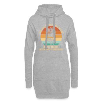 Karaoke Singen Für Lustige Karaoke Sängerin Karaok - Hoodie-Kleid - Grau meliert - Vorne
