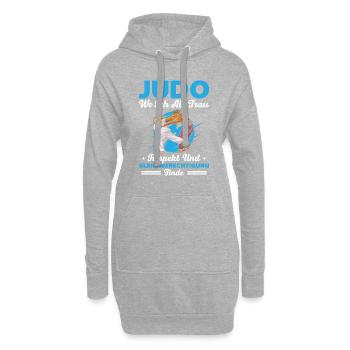 Judo Für Judoka Judo Kämpfer Judo Trainer Judo - Hoodie-Kleid - Grau meliert - Vorne