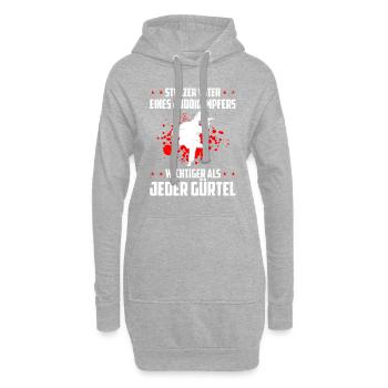 Judo Für Judoka Judo Kämpfer Judo Trainer Judo - Hoodie-Kleid - Grau meliert - Vorne