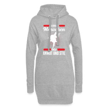 Judo Für Judoka Judo Kämpfer Judo Trainer Judo - Hoodie-Kleid - Grau meliert - Vorne