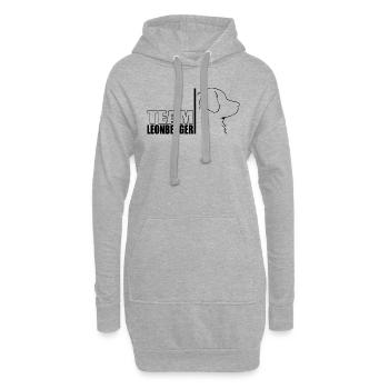 TEAM Leonberger Chien Chien Wilsigns - Sweat-shirt à capuche long Femme - gris chiné - Devant