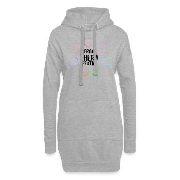 ERGOTHERAPEUTIN ERGOTHERAPIE - Hoodie-Kleid - Grau meliert - Vorne