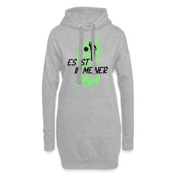 Boule Petanque Boccia Boules - Hoodie-Kleid - Grau meliert - Vorne