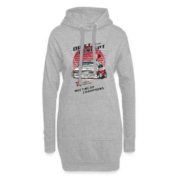 Drift Sport - Sweat-shirt à capuche long Femme - gris chiné - Devant