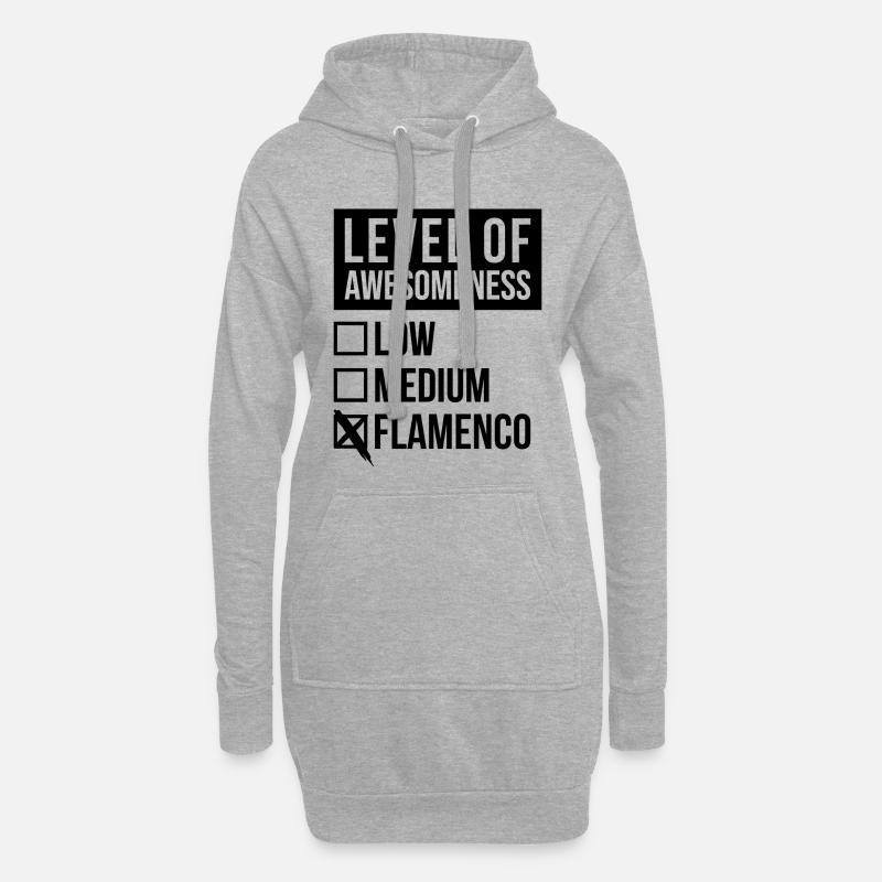 Flamenco - Hoodie-Kleid - Grau meliert