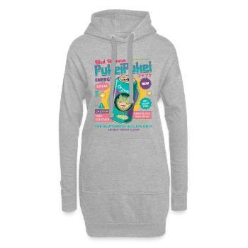 Potion verte pour les chasseurs de dot - Sweat-shirt à capuche long Femme - gris chiné - Devant